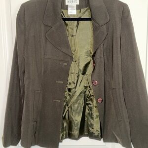 Mixit Women's Dark Green Blazer